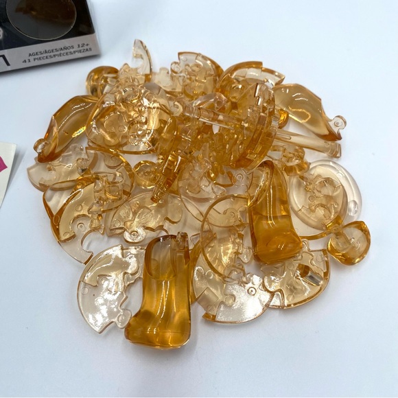 BePuzzled Original 3D Crystal Puzzle Brown Teddy Bear Level 1 41 Pc. W/ Stickers - Picture 2 of 7